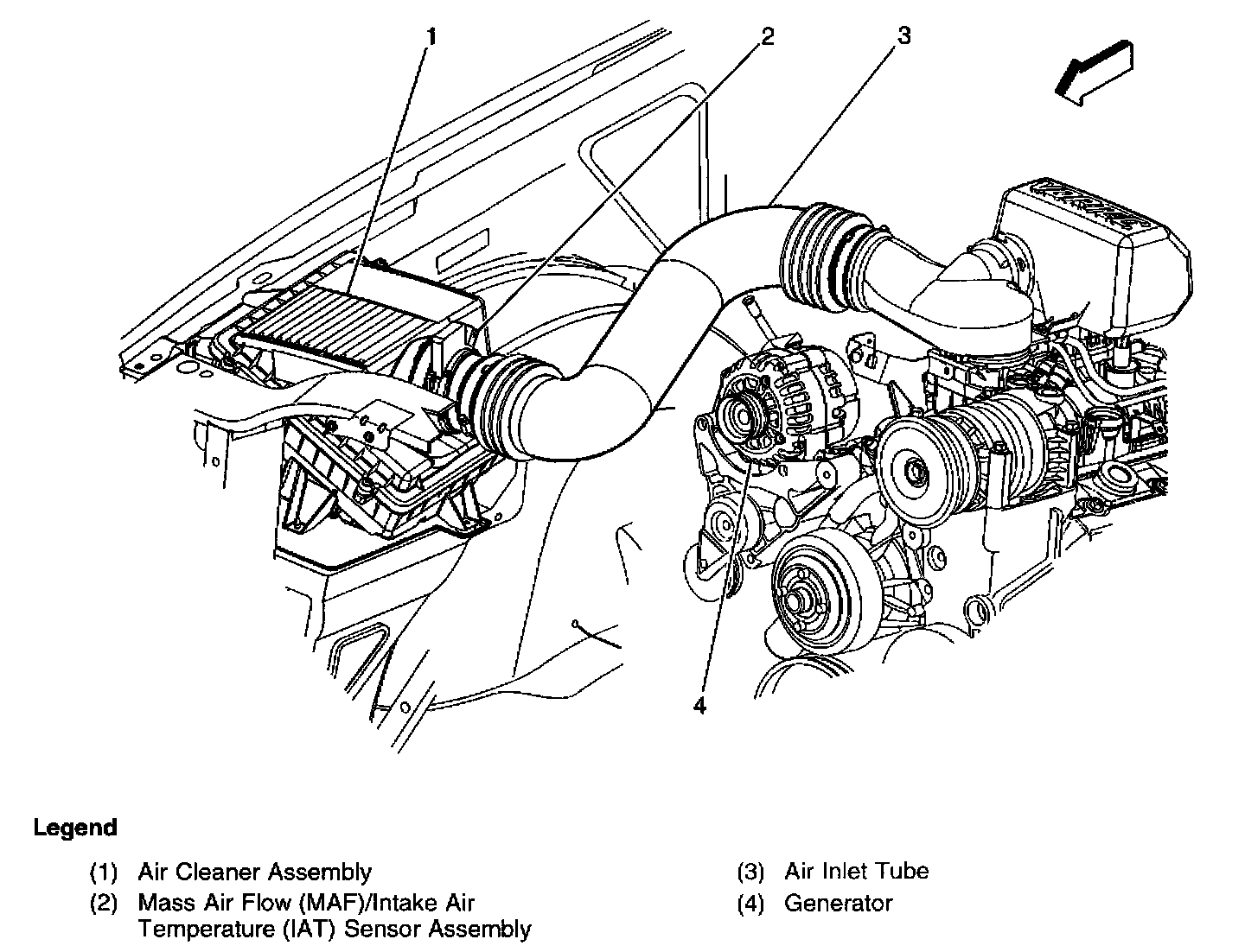 Factory diagram — Alternator