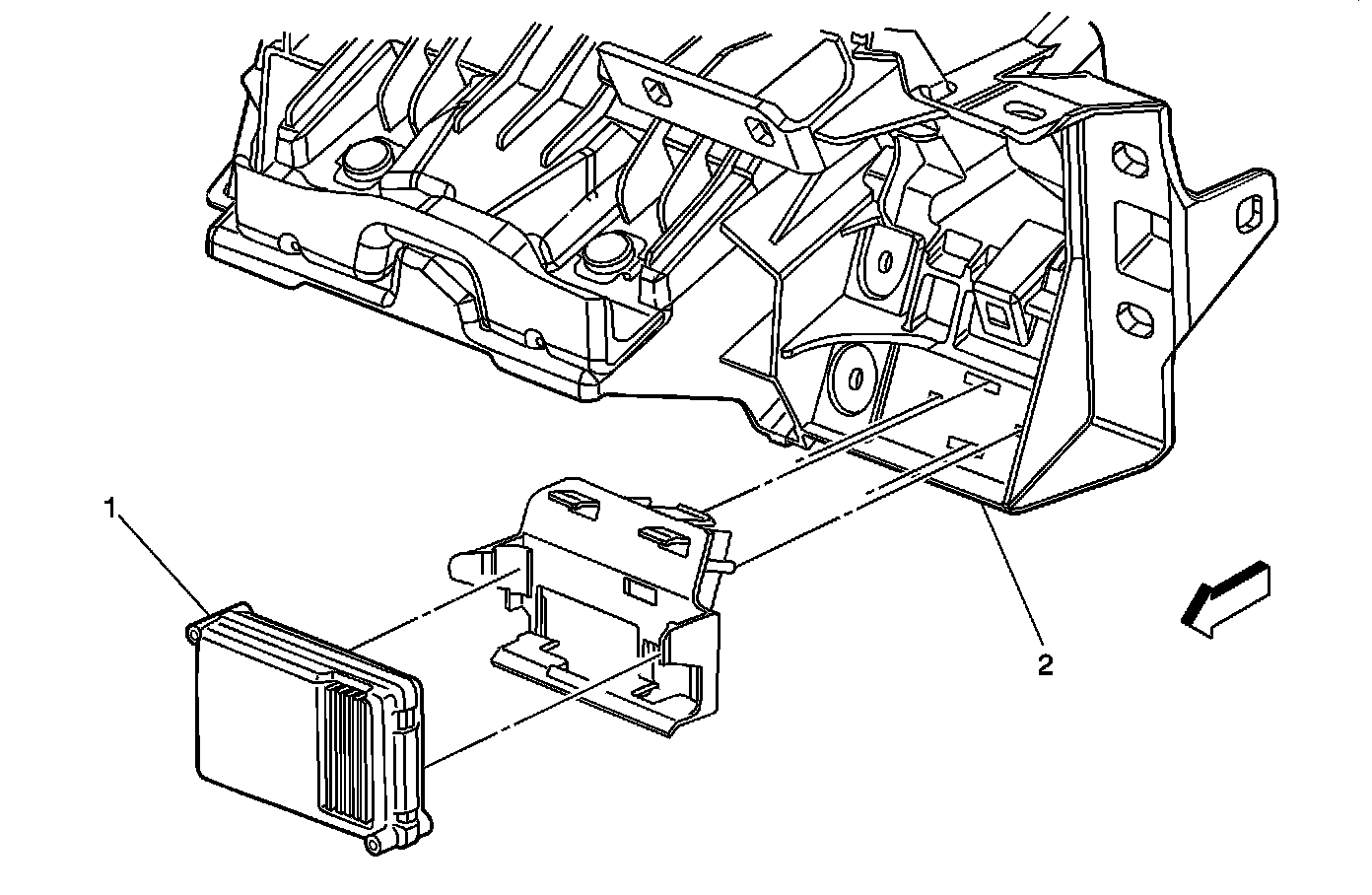 Factory diagram — Transfer Case Actuator