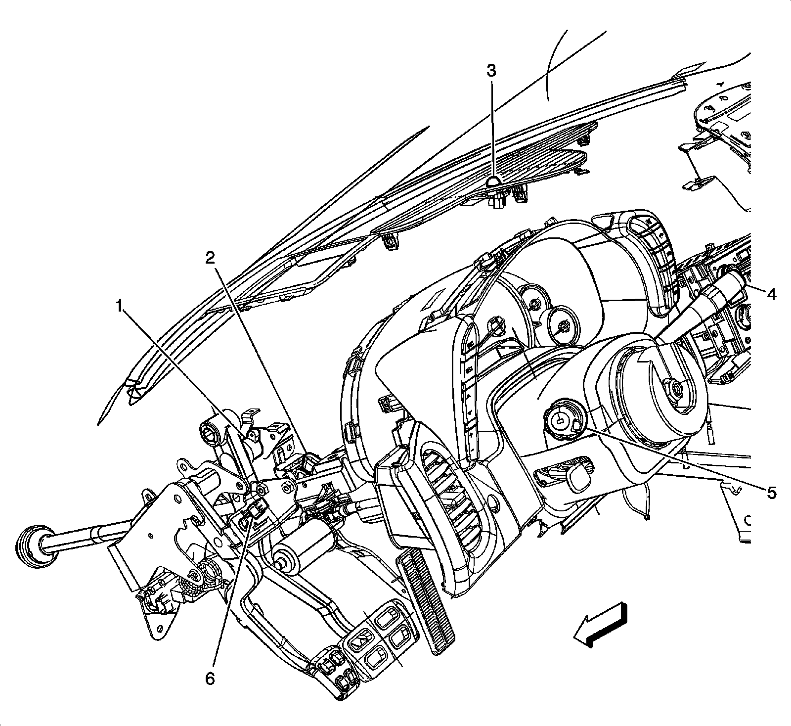 Factory diagram — Clutch Pedal Position Sensor / Switch